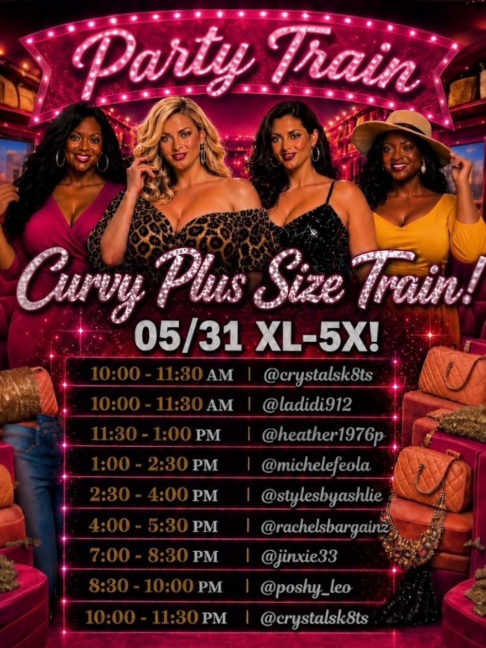 Curvy Plus Size Party Train 🚂